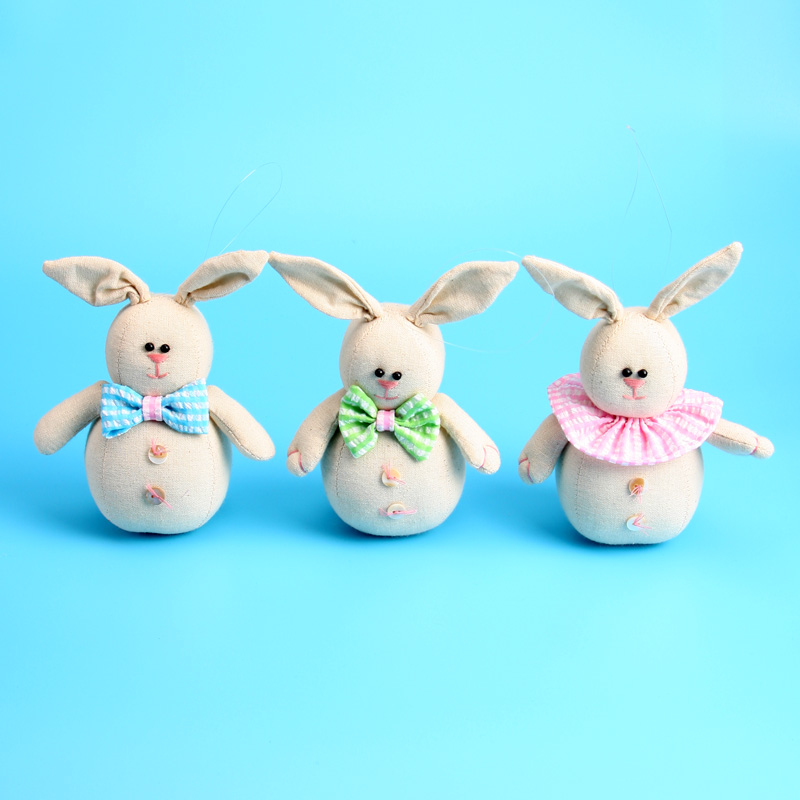 EP0022 Handmade Bunny Triple For Home Decoration