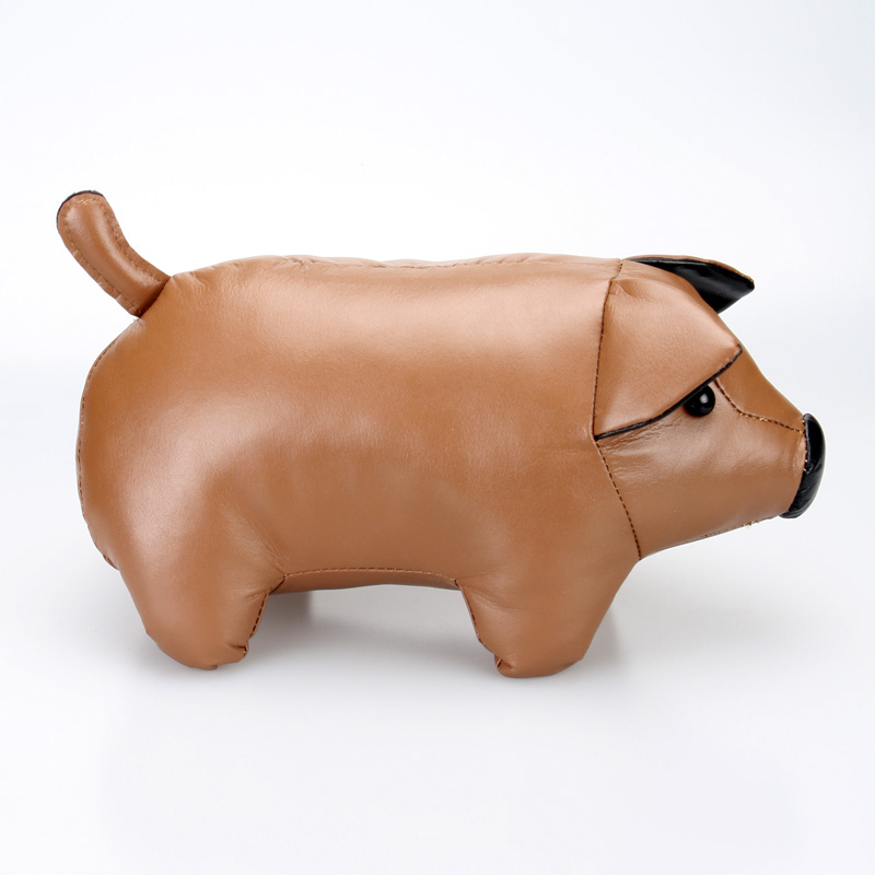 EP0013 Brown Pig Microfiber Leather for Home Decoration