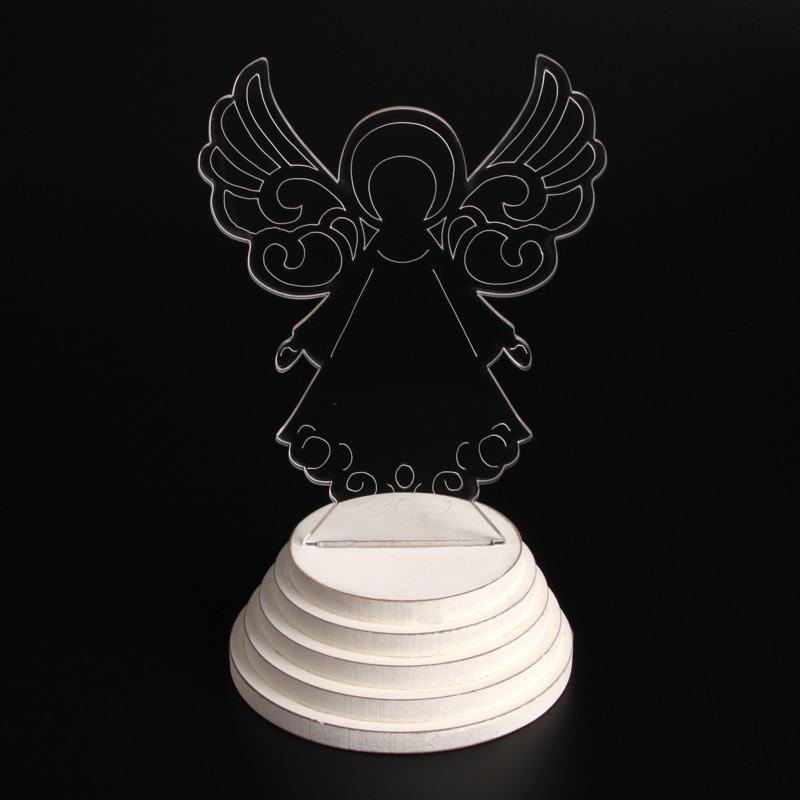 EP0046 LED Angel - Night Lamp wood base