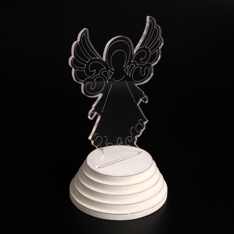 EP0046 LED Angel - Night Lamp wood base