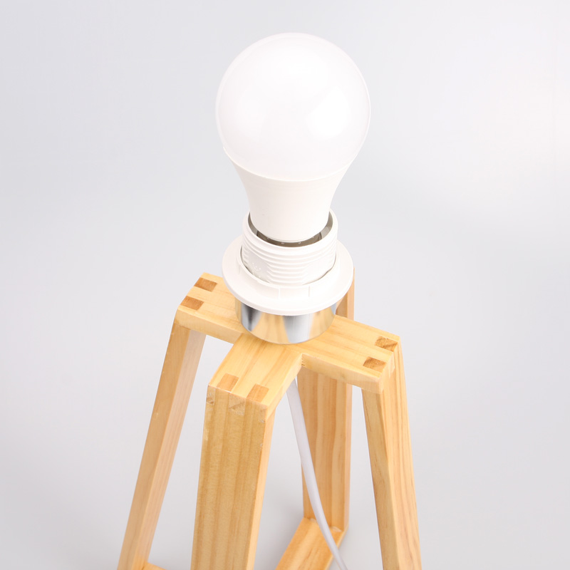 EP0060 Laser Engraving LED Solid Wood Desk Lamp 